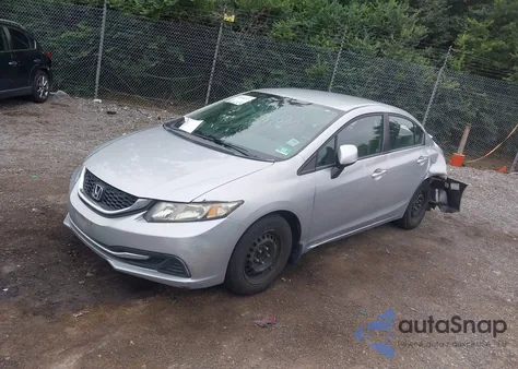 2013 Honda Civic Lx из США, поврежденный, VIN 2HGFB2F50DH576709